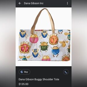 Dana Gibson “Buggy” Shoulder Tote Bag